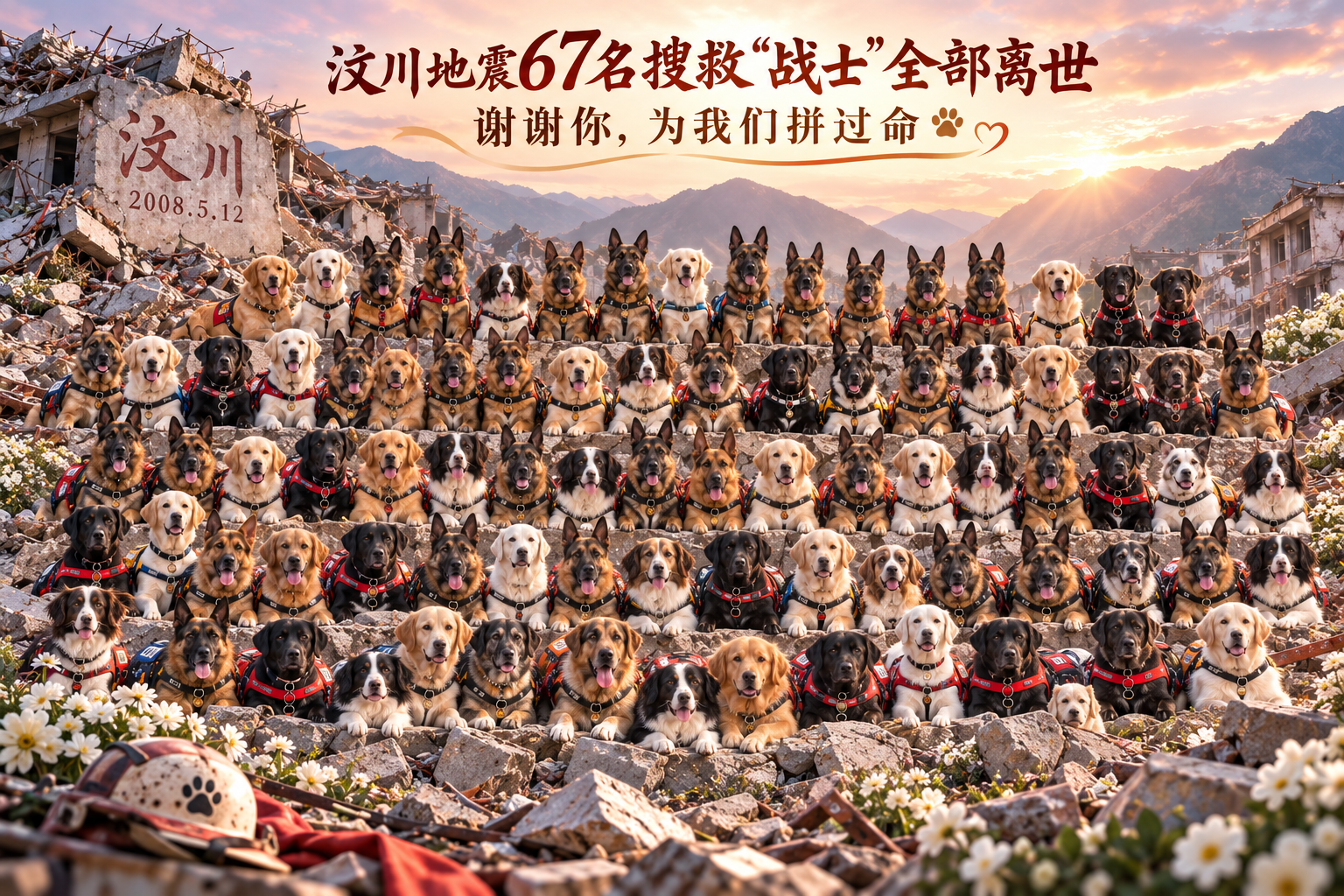 Wenchuan Search and Rescue Dogs
